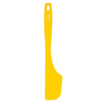 Szpatułka kuchenna, silikon, 28 cm, żółta
