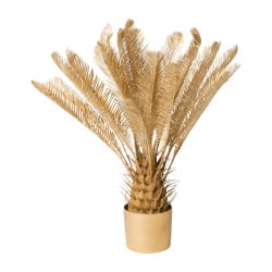 Sztuczna roślina ARECA PALM TREE 70 cm Złoty