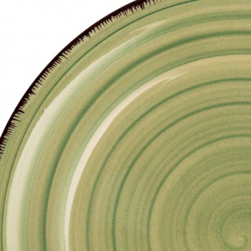 Talerz ceramiczny OIL GREEN deserowy płytki 20 cm