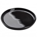 Talerz deserowy płaski płytki porcelanowy talerzyk na desery czarny 18,5 cm