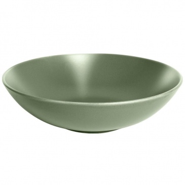 Talerz obiadowy głęboki ceramiczny na zupę do zupy zielony alfa 20,5 cm 900 ml