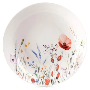 Talerz obiadowy głęboki porcelanowy MAKI 20,5 cm, 600 ml Talerz obiadowy głęboki porcelanowy MAKI 20,5 cm, 600 ml