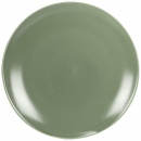 Talerz obiadowy płaski płytki ceramiczny duży zielony alfa 27 cm