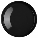Talerz obiadowy płaski płytki porcelanowy czarny duży 24 cm