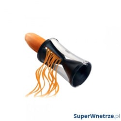 Tarka dekoracyjna Gefu Spirelli czarno-szara Tarka dekoracyjna Gefu Spirelli czarno-szara