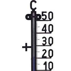Termometr zewnętrzny czarny 41 cm