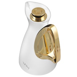 Termos z wkładem szklanym alessia 1l biało-złoty 1043