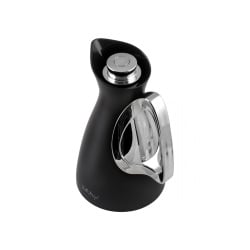 Termos z wkładem szklanym alessia 1l czarno-srebrny 9217 Termos z wkładem szklanym alessia 1l czarno-srebrny 9217