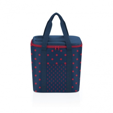 Torba coolerbag xl, mixed dots red