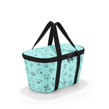 Torba coolerbag XS kids cats and dogs mint