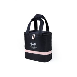 Torba podróżna, czarno- różowa