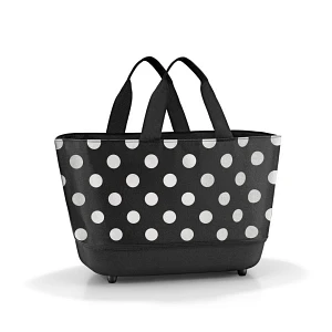 Torba shoppingbasket, dots white