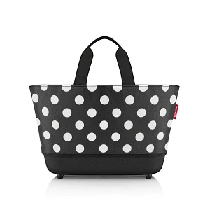 Torba shoppingbasket, dots white