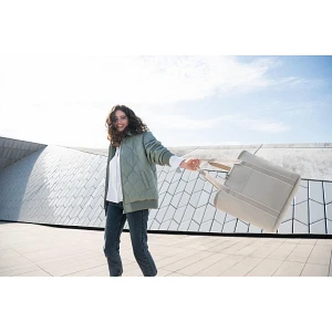 Torba thermoshopper, herringbone sand Torba thermoshopper, herringbone sand