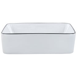 Umywalka nablatowa 49 x 38 cm biała XERT