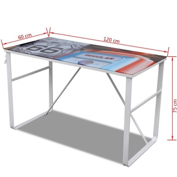 Unikatowe, prostokątne biurko
