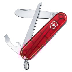 VICTORINOX - Scyzoryk My First Victorinox H - Czerwony transparentny