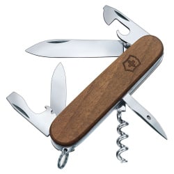 VICTORINOX - Scyzoryk Spartan Wood - Drzewo orzechowe - Blister