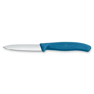 VICTORINOX - Swiss Classic - Nóż do warzyw i owoców - Gładkie ostrze - 8 cm - Niebieski VICTORINOX - Swiss Classic - Nóż do warzyw i owoców - Gładkie ostrze - 8 cm - Niebieski