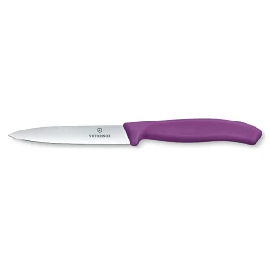 VICTORINOX - Swiss Classic - Nóż do warzyw i owoców - Gładkie ostrze - 10 cm - Fioletowy VICTORINOX - Swiss Classic - Nóż do warzyw i owoców - Gładkie ostrze - 10 cm - Fioletowy