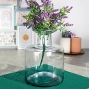 Wazon na kwiaty dekoracyjny szklany 20,5 cm