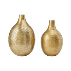 Wazon na kwiaty MOHENJO Metal 32/35 cm Złoty Wazon na kwiaty MOHENJO Metal 32/35 cm Złoty