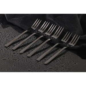 Widelczyk do ciasta piano shiny black 3 sztuki zawieszka 30886