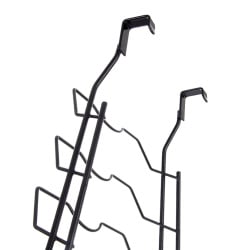 Wieszak na pokrywki metalowy czarny RADKA