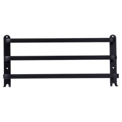Wieszak na ręczniki aluminiowy czarny 50 cm Wieszak na ręczniki aluminiowy czarny 50 cm