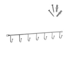 Wieszak uchwyt łazienkowy chromowany 7 haczyków - yoka