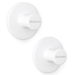 Wieszaki łazienkowe na ręczniki 2 szt. ReNew białe 280344 Wieszaki łazienkowe na ręczniki 2 szt. ReNew białe 280344