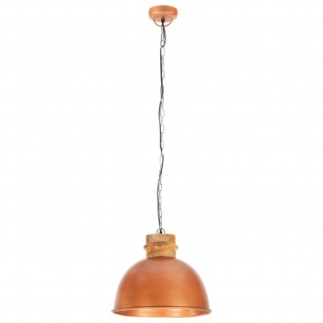 Wisząca lampa industrialna, kolor miedzi, okrągła, 50 cm, E27