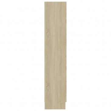 Witryna, kolor dąb sonoma, 82,5 x 30,5 x 150 cm, płyta wiórowa