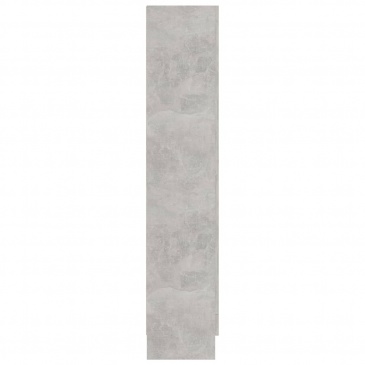 Witryna, szarość betonu, 82,5 x 30,5 x 150 cm, płyta wiórowa
