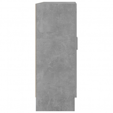 Witryna, szarość betonu, 82,5x30,5x80 cm, płyta wiórowa