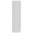 Witryna, wysoki połysk, biała, 82,5x30,5x115 cm, płyta