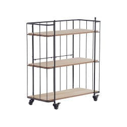 Wózek kuchenny GABBS Metal Czarny Wózek kuchenny GABBS Metal Czarny