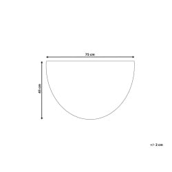 Wycieraczka AMBUKLAO Naturalny 45 x 75 cm Napis Włókno kokosowe