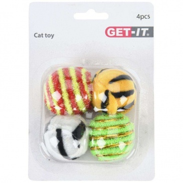 Zabawka, dla kota, piłeczka, zestaw kolorowych piłek, piłeczek