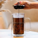 Zaparzacz do herbaty szklany 1000 ml diva srebrny  (7)