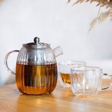 Zaparzacz do herbaty szklany dzbanek 1000 ml (1)