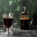 Zaparzacz imbryk dzbanek szklany z tłokiem do kawy herbaty ziół 0,6 l