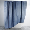 Zasłona prysznicowa niebieska 180x180 cm