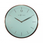 Zegar ścienny 40 cm Nextime Glamour różowe złoto