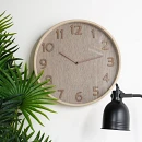 Zegar ścienny beżowy 38 cm - zdjęcie 8