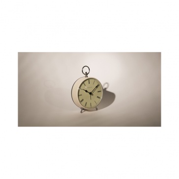 Zegar stojący 17,5 cm NeXtime Charles kremowy