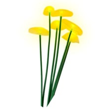 Zest.2 lamp.solar.grzyby 40cm barwa-ciepł/DIA6104N