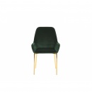 Zestaw 2 krzeseł do jadalni welurowy zielony MANTECA