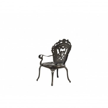 Zestaw 2 krzeseł ogrodowych brązowy SAPRI