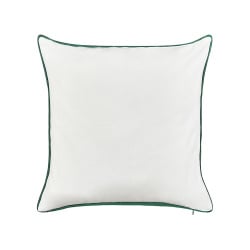 Zestaw 2 poduszek bawełna 45 x 45 cm napis biały